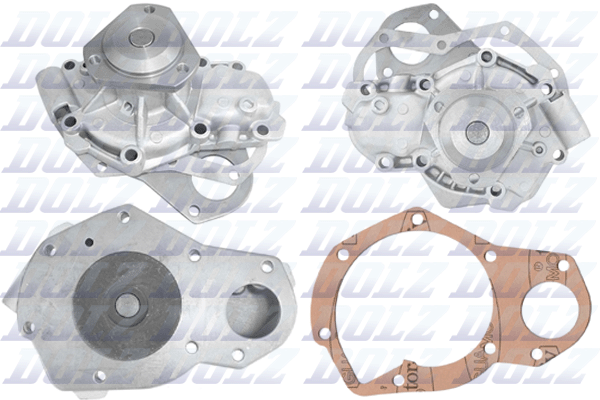 водна помпа, охлаждане на двигателя DOLZ                