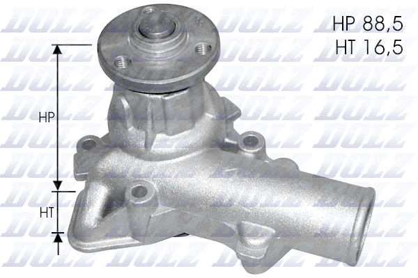 водна помпа, охлаждане на двигателя DOLZ                