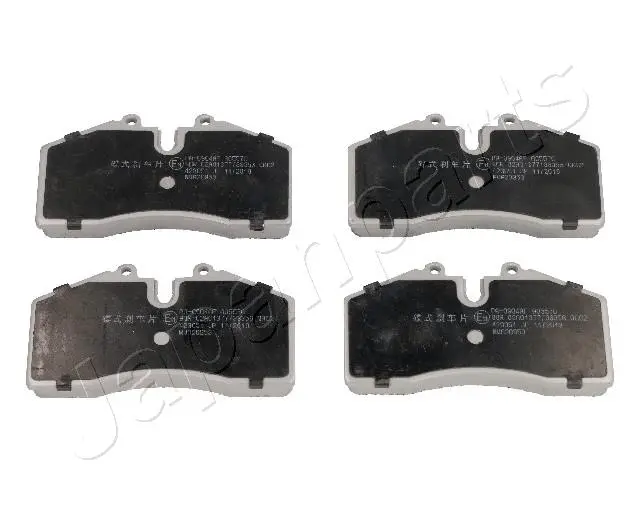 комплект спирачно феродо, дискови спирачки JAPANPARTS          