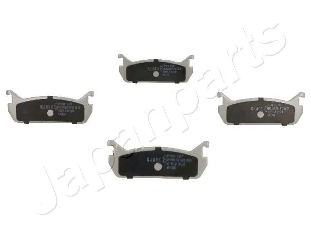 комплект спирачно феродо, дискови спирачки JAPANPARTS          