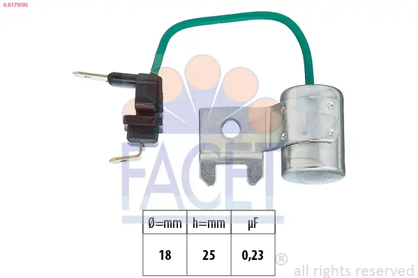 кондензатор, запалителна система FACET               