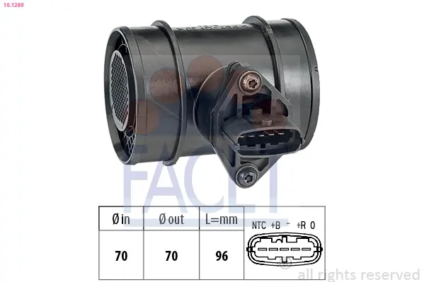 въздухомер-измерител на масата на въздуха FACET               