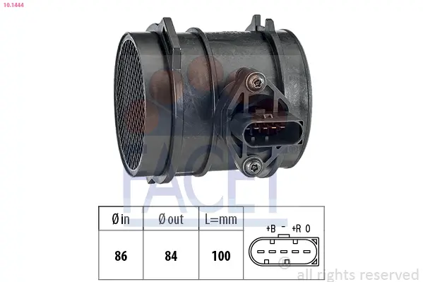 въздухомер-измерител на масата на въздуха FACET               