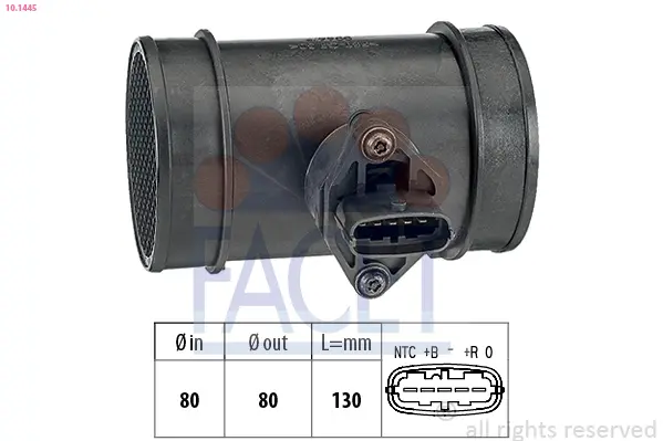 въздухомер-измерител на масата на въздуха FACET               