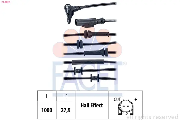 датчик, обороти на колелото FACET               