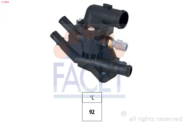 термостат, охладителна течност FACET               