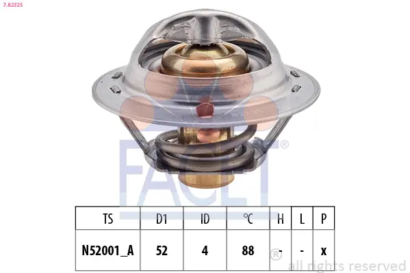 термостат, охладителна течност FACET               
