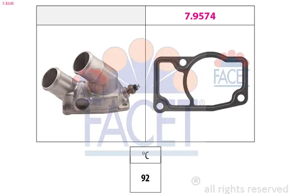 термостат, охладителна течност FACET               