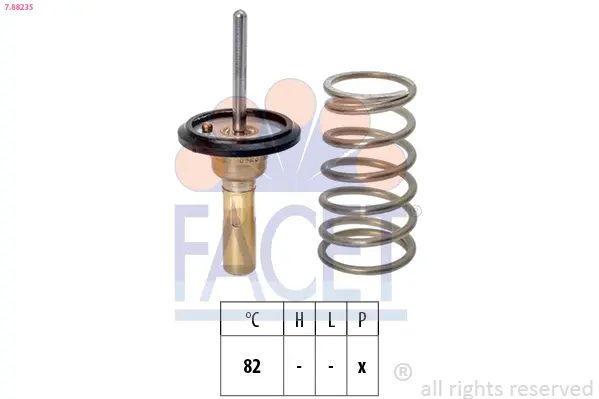 термостат, охладителна течност FACET               