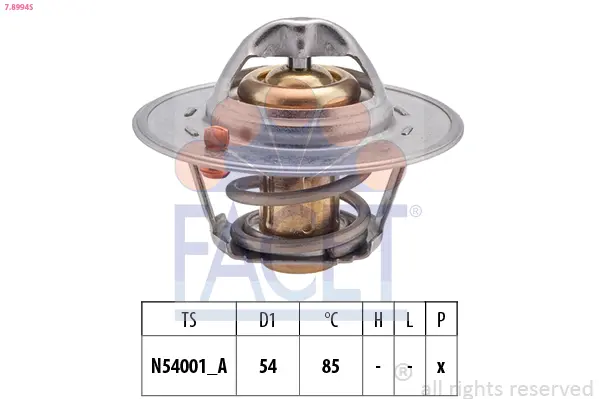 термостат, охладителна течност FACET               