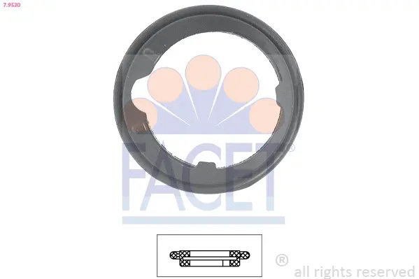 уплътнение, термостат FACET               