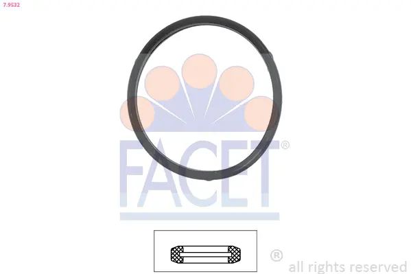 уплътнение, термостат FACET               