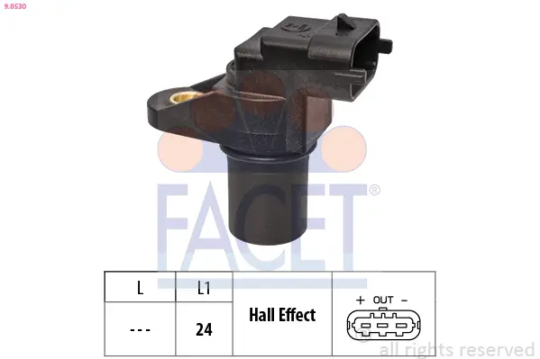 датчик, положение на разпределителния вал FACET               