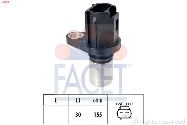 импулсен датчик, колянов вал FACET               