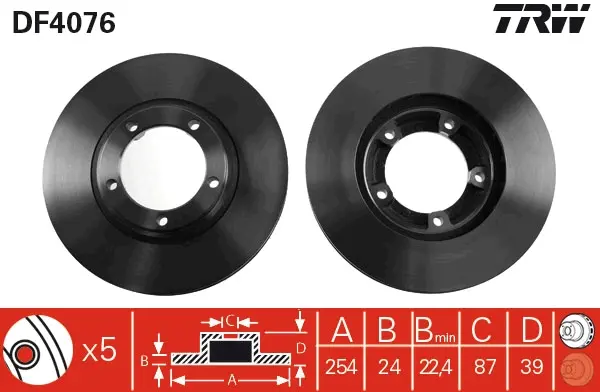 спирачен диск TRW                 