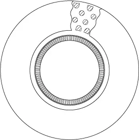 спирачен диск TRW                 