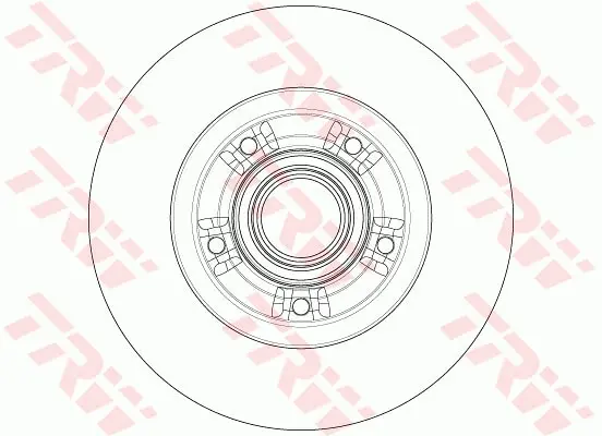 спирачен диск TRW                 