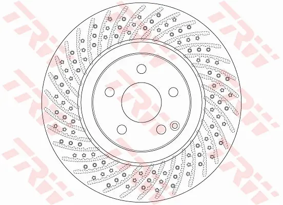 спирачен диск TRW                 