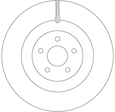 спирачен диск TRW                 