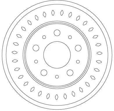 спирачен диск TRW                 