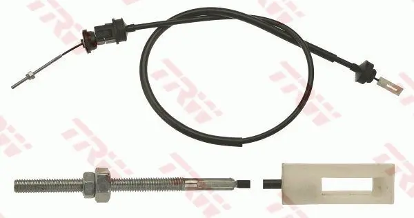 въжен механизъм, задействане на съединителя TRW                 