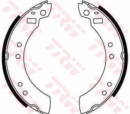 комплект спирачна челюст TRW                 