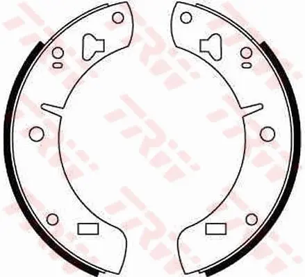 комплект спирачна челюст TRW                 