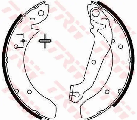 комплект спирачна челюст TRW                 