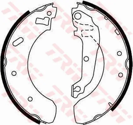 комплект спирачна челюст TRW                 