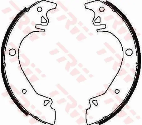 комплект спирачна челюст TRW                 