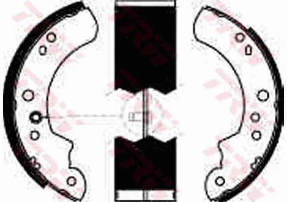 комплект спирачна челюст TRW                 