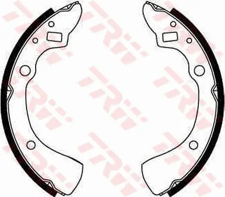 комплект спирачна челюст TRW                 
