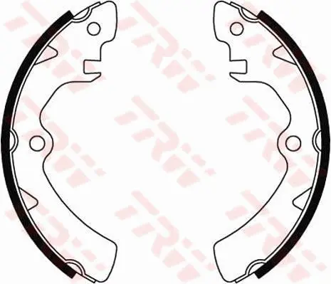 комплект спирачна челюст TRW                 