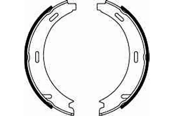 комплект спирачна челюст, ръчна спирачка TRW                 