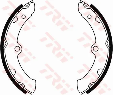 комплект спирачна челюст TRW                 