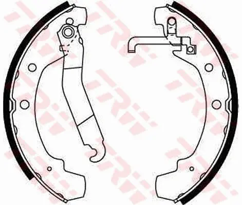 комплект спирачна челюст TRW                 