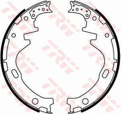 комплект спирачна челюст TRW                 
