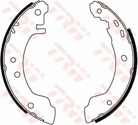 комплект спирачна челюст TRW                 