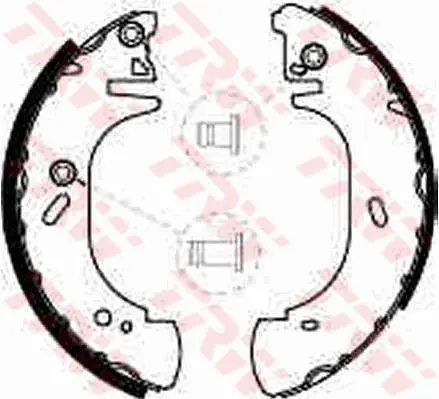 комплект спирачна челюст TRW                 