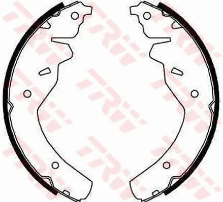 комплект спирачна челюст TRW                 