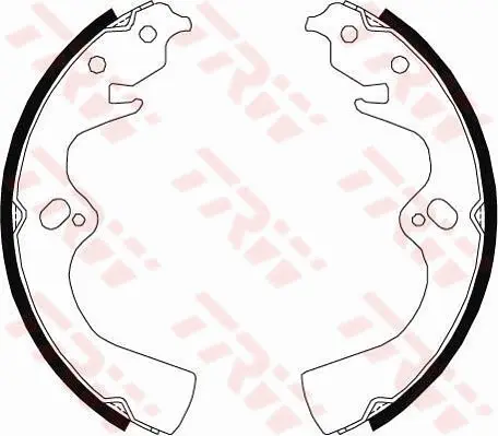 комплект спирачна челюст TRW                 