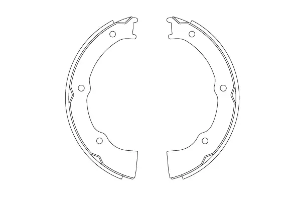 комплект спирачна челюст, ръчна спирачка TRW                 