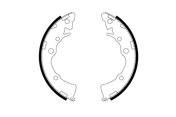 комплект спирачна челюст TRW                 