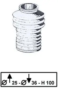 комплект маншон, кормилно управление TRW                 