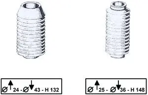 комплект маншон, кормилно управление TRW                 