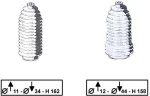 комплект маншон, кормилно управление TRW                 