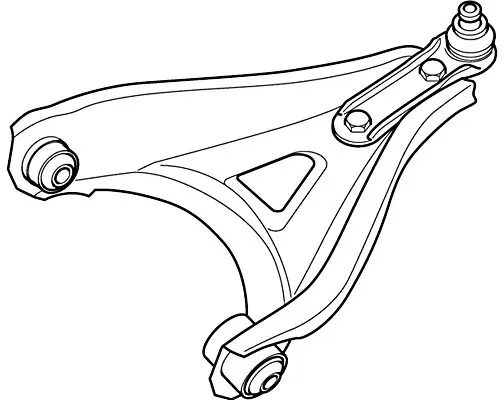 носач, окачване на колелата TRW                 