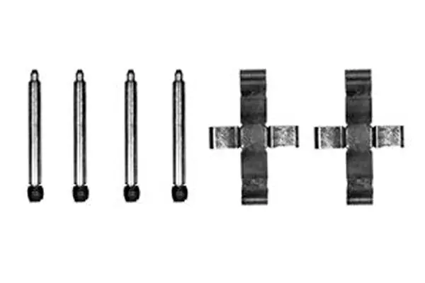 комплект принадлежности, дискови накладки TRW                 