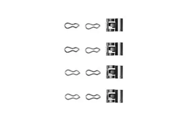 комплект принадлежности, дискови накладки TRW                 
