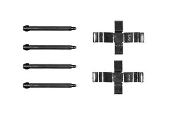 комплект принадлежности, дискови накладки TRW                 